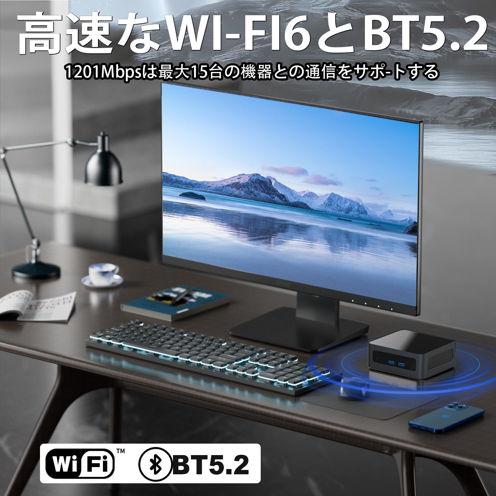 Amazon.co.jp: ミニPC Ryzen 4コア8スレッド（最大3.7GHz） 16GB
